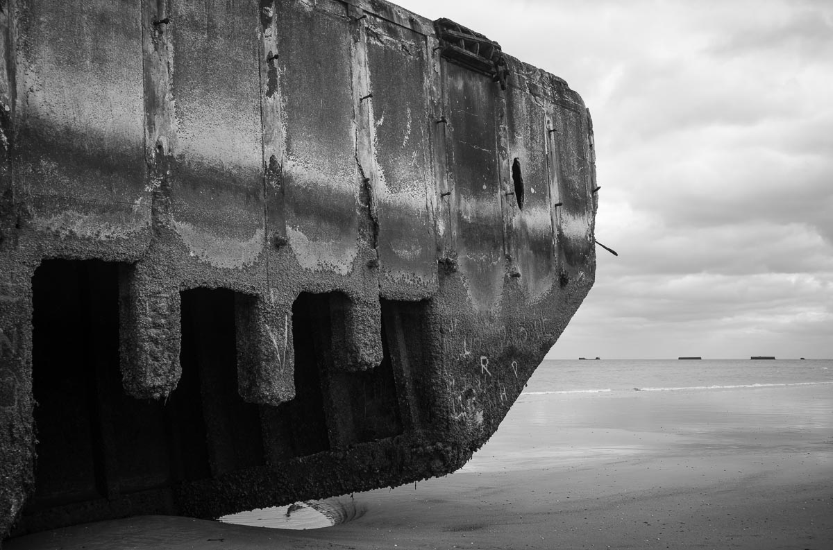 Mulberry Harbour, Arromanches-les-Bains, France