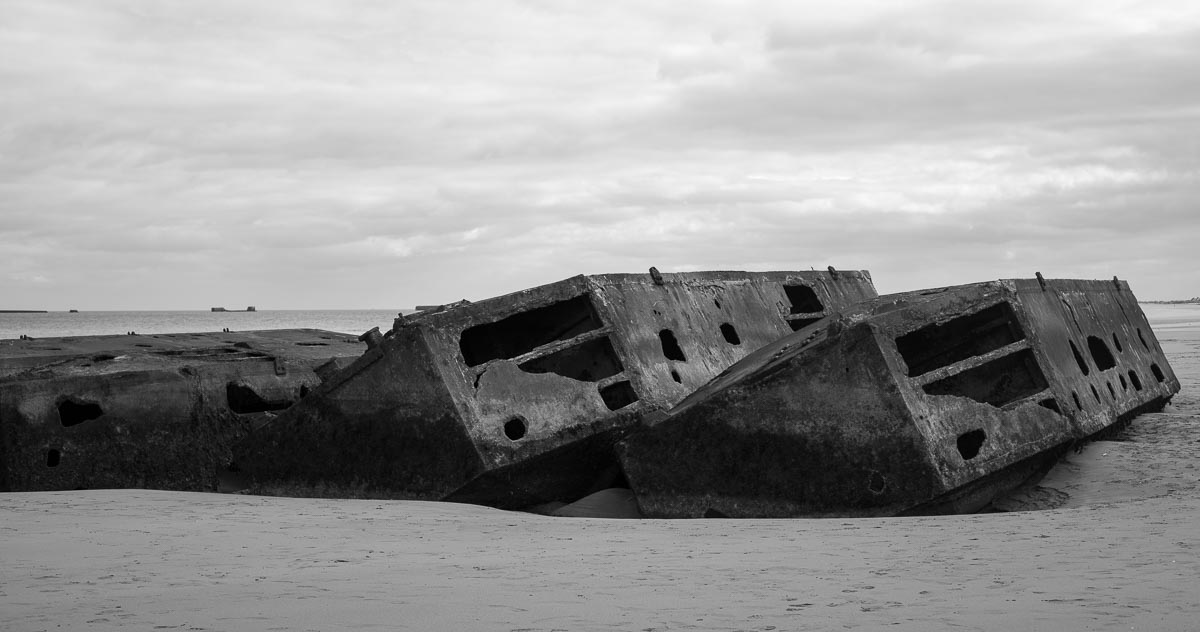 Mulberry Harbour, Arromanches-les-Bains, France